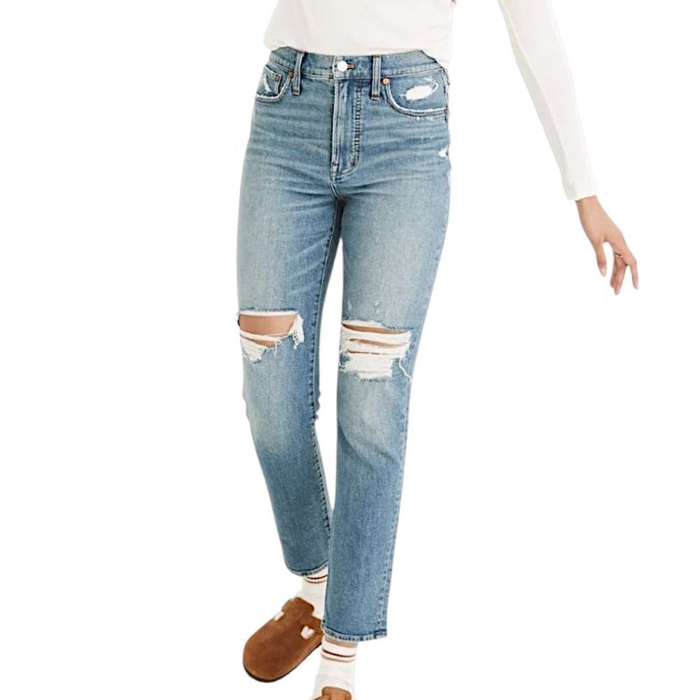 Madewell Womens The Perfect VintageJeans Blue Premium Denim Size 28 (6) - Picture 14 of 16